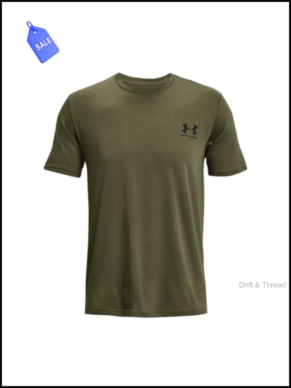 Men's Cotton Blend Crew Neck T-Shirt, Short Sleeve, Regular Fit